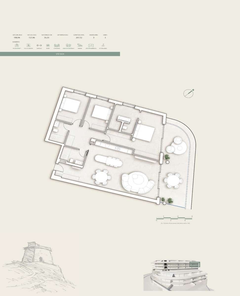 3 Zimmer Apartment zu verkaufen in Fuengirola - 950.000 € (Ref: 9570313)