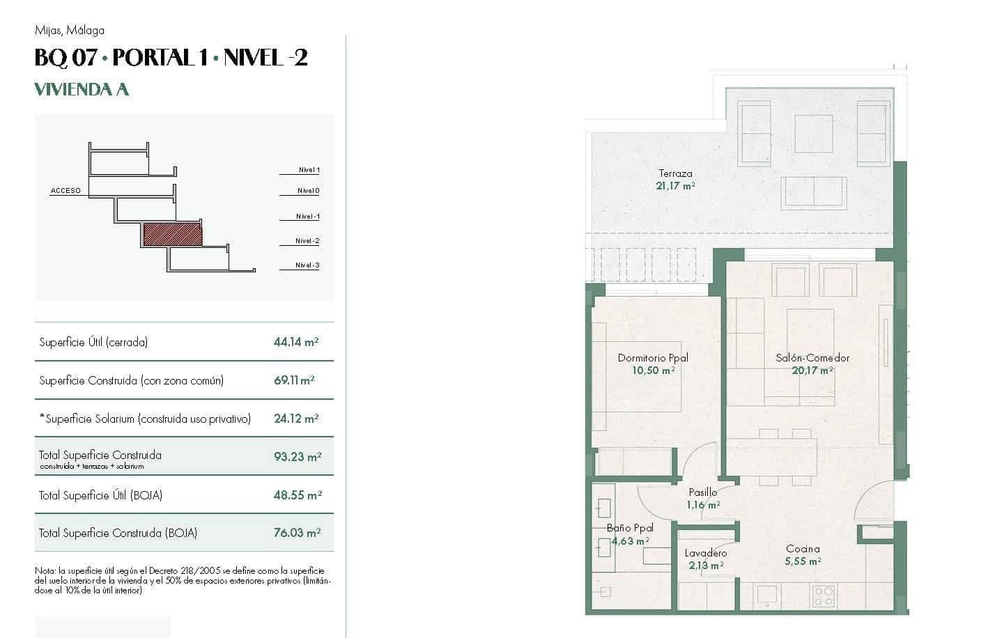 1 camera da letto Appartamento in vendita in Mijas - 345.000 € (Rif: 9575434)