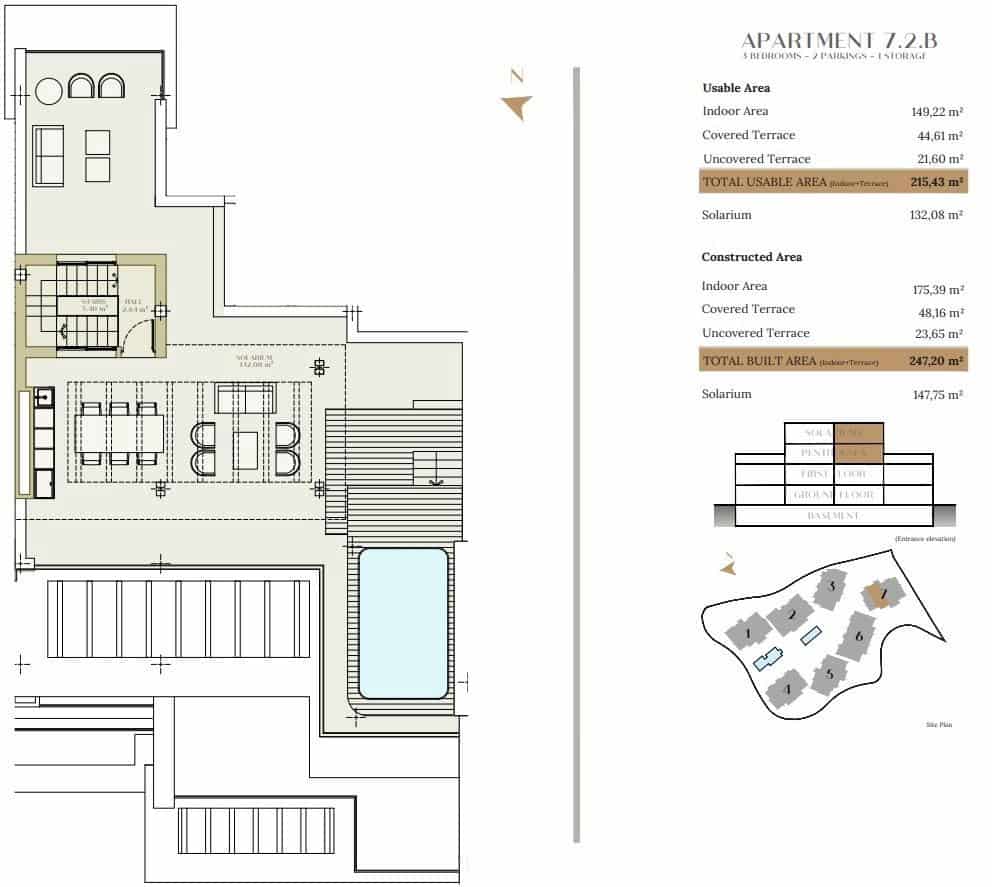 3 bedroom Penthouse for sale in Estepona - € 1,650,000 (Ref: 9610640)