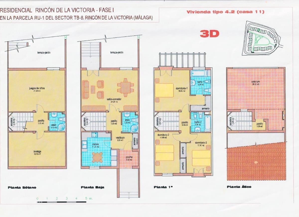 4 chambre Maison de Ville à vendre à Rincon de la Victoria - 525 000 € (Ref: 9629284)