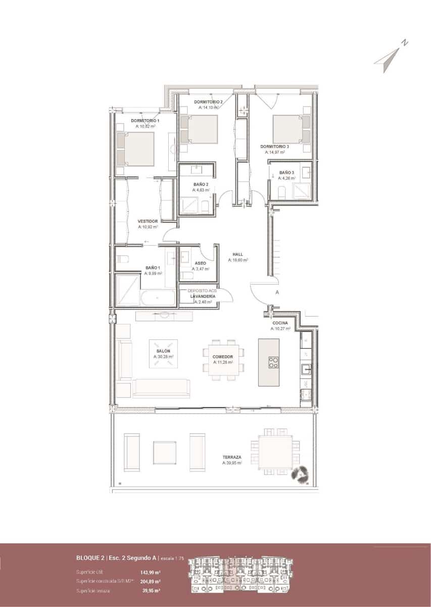 3 chambre Penthouse à vendre à New Golden Mile - 1 408 830 € (Ref: 9646577)