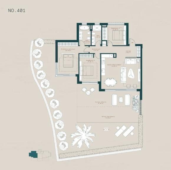 3 chambre Appartement à vendre à Mijas - 650 000 € (Ref: 9650965)