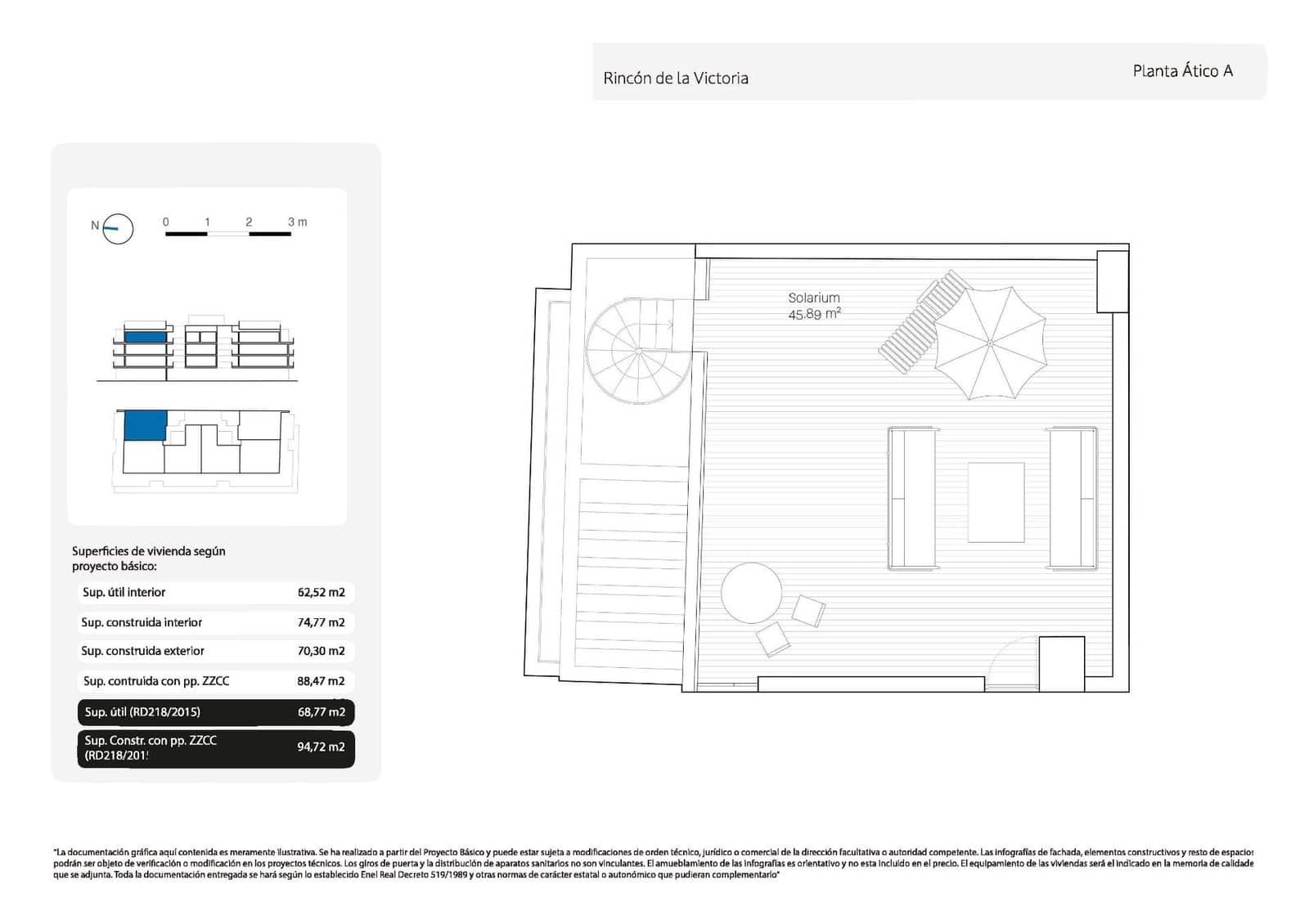 2 bedroom Penthouse for sale in Torre de Benagalbon - € 557,000 (Ref: 9658118)