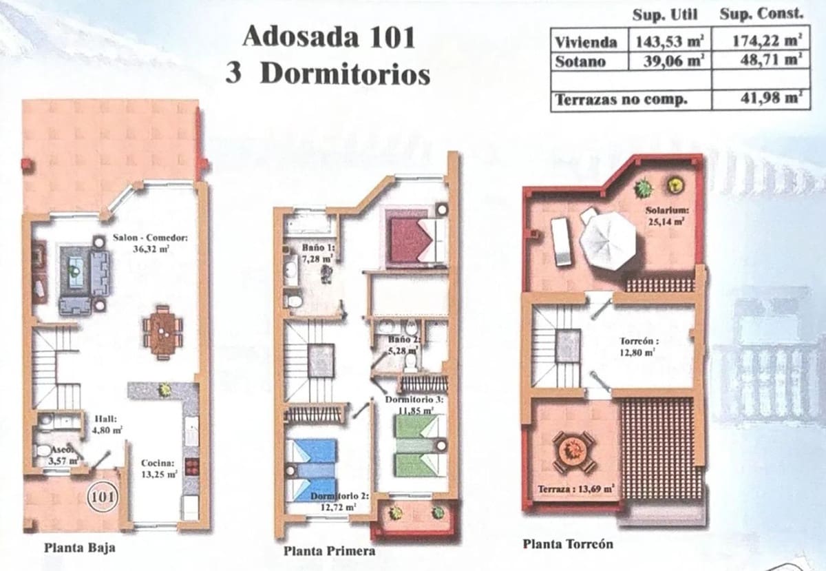 3 sovrum Hus till salu i Alhaurin de la Torre - 479 990 € (Ref: 9669163)