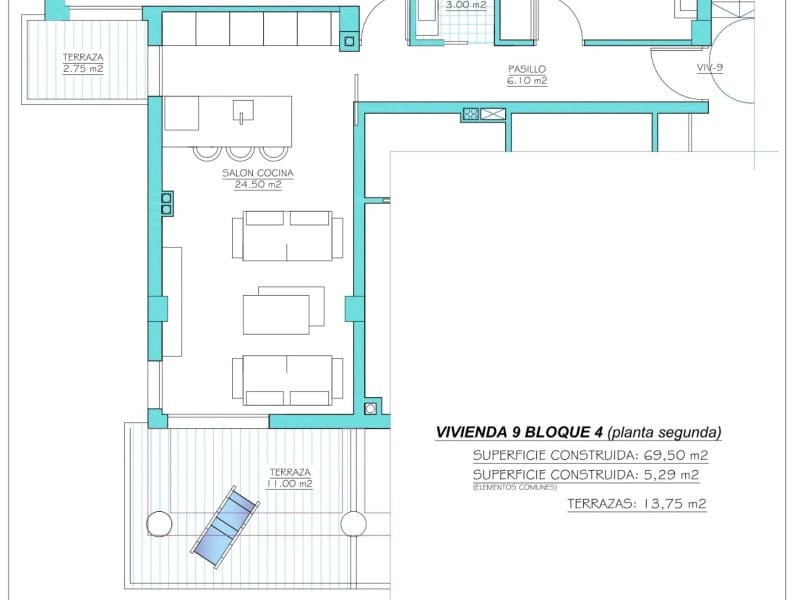 2 bedroom Apartment for sale in Torre-Pacheco - € 388,900 (Ref: 9703384)