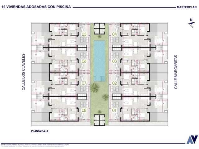 3 makuuhuone Bungalow myytävänä paikassa San Pedro del Pinatar ciudad, San Pedro del Pinatar - 225 000 € (Ref: 9703385)