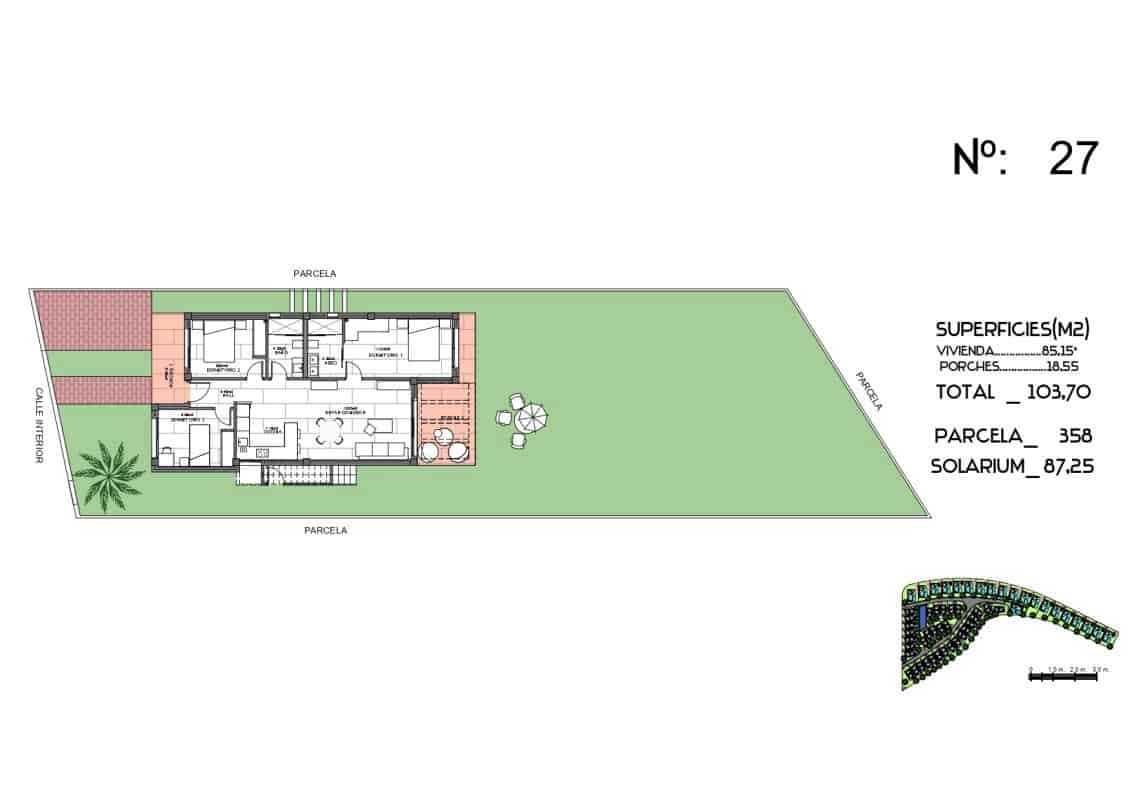 3 bedroom Villa for sale in Algorfa - € 445,000 (Ref: 9703404)