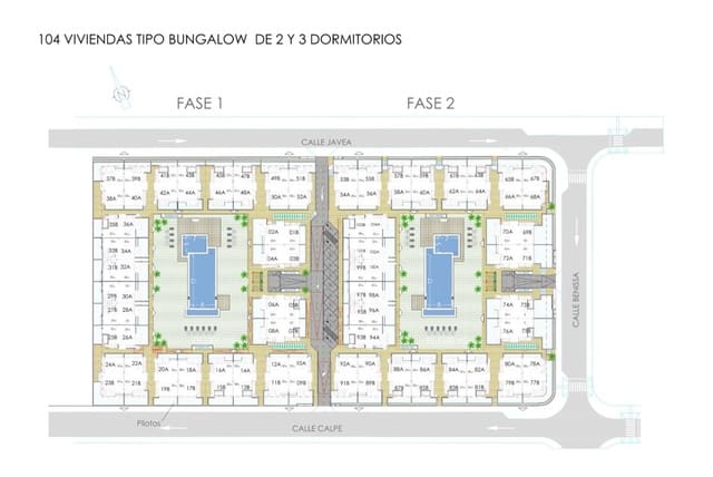 2 camera da letto Bungalow in vendita in Las Piscinas Naturales, Torrevieja - 285.000 € (Rif: 9703431)