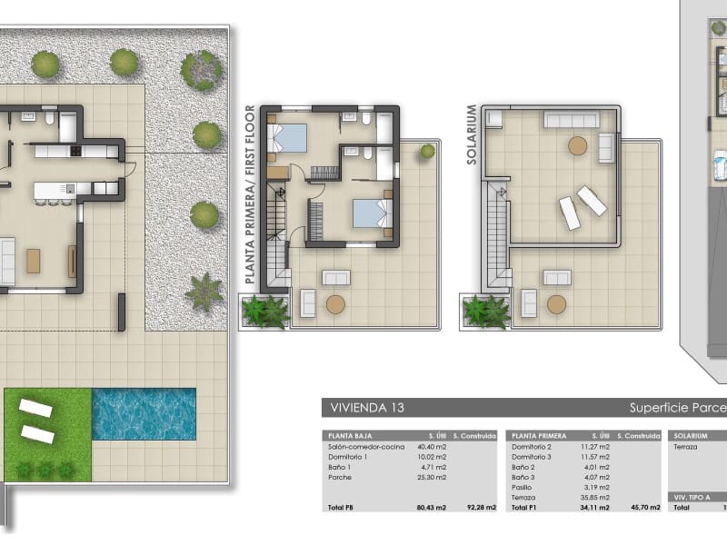 3 slaapkamer Villa te koop in Pilar de la Horadada - € 489.000 (Ref: 9703467)