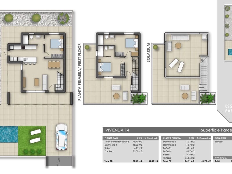 3 slaapkamer Villa te koop in Pilar de la Horadada - € 489.000 (Ref: 9703467)