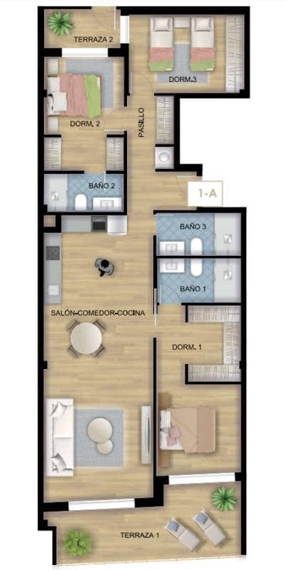 3 quarto Apartamento para venda em Torrevieja - 365 000 € (Ref: 9703506)
