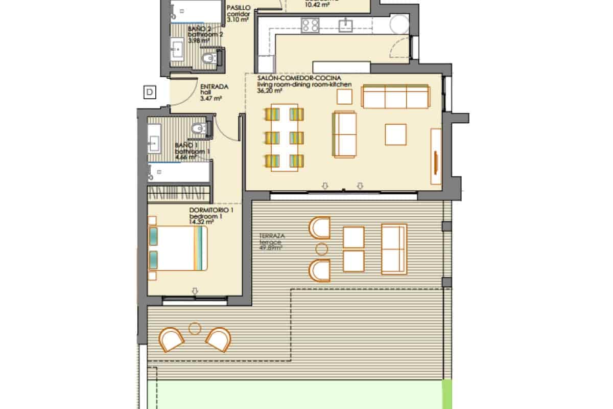 Apartamento de 3 habitaciones en Estepona en venta - 725.000 € (Ref: 9703540)