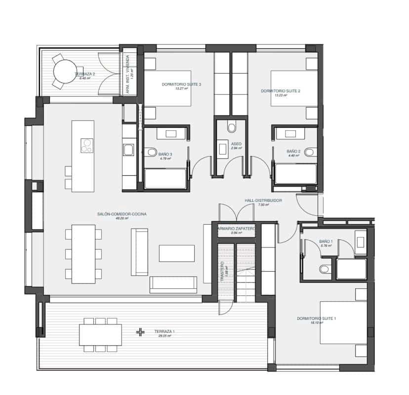 3 Zimmer Apartment zu verkaufen in Orihuela - 925.000 € (Ref: 9703571)