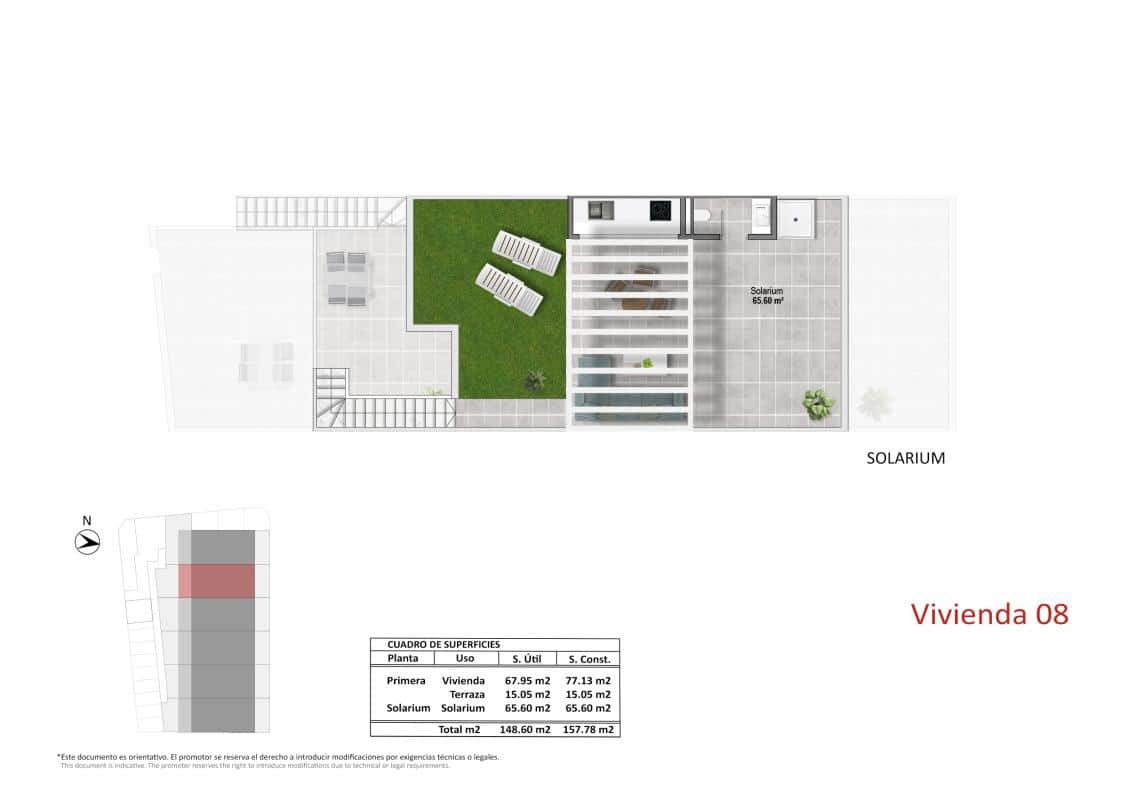 Apartamento de 3 habitaciones en Pilar de la Horadada en venta - 289.900 € (Ref: 9703714)