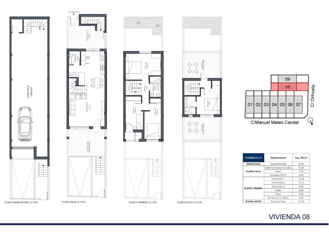 4 bedroom Townhouse for sale in Rafal - € 269,000 (Ref: 9703736)