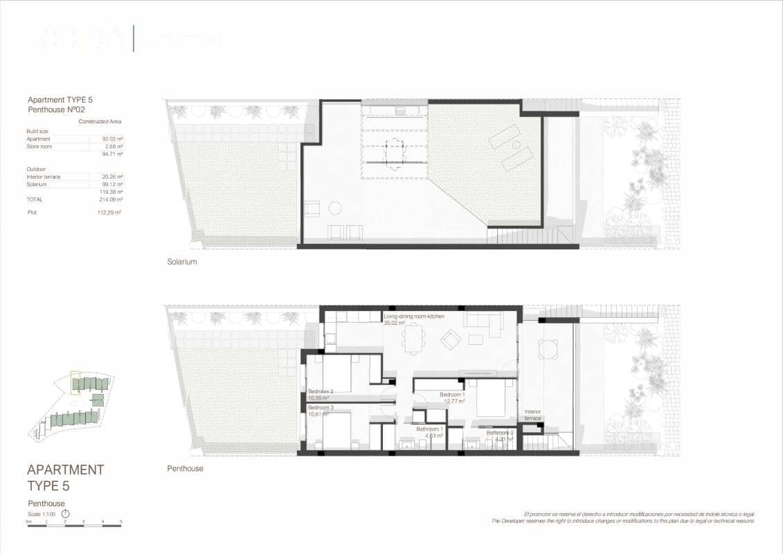 3 bedroom Apartment for sale in San Javier - € 349,000 (Ref: 9703781)