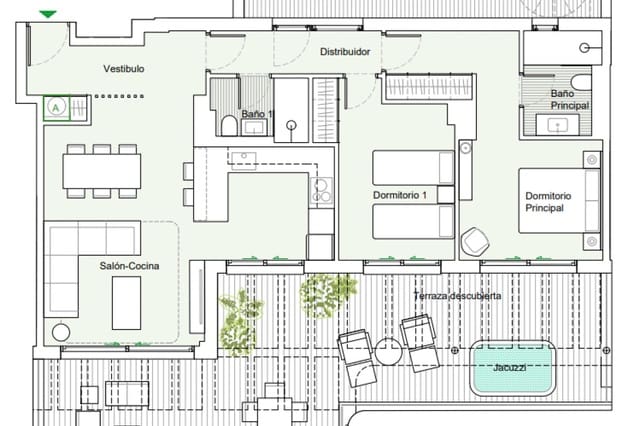 2 quarto Apartamento para venda em Mijas pueblo, Mijas - 510 000 € (Ref: 9703907)