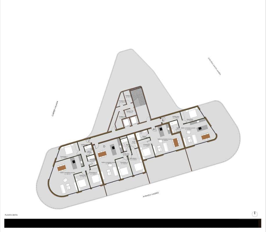 2 camera da letto Appartamento in vendita in Calpe / Calp - 567.685 € (Rif: 9704103)