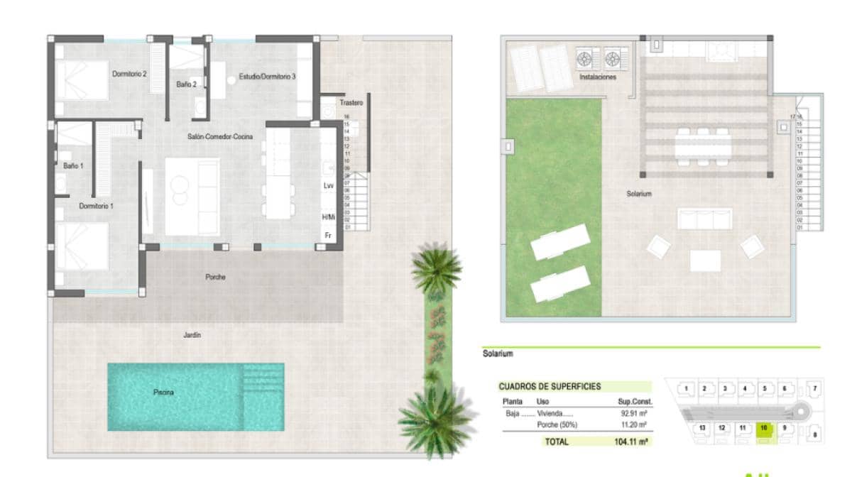 3 sypialnia Willa na sprzedaż w Alhama de Murcia - 369 900 € (Ref: 9704215)