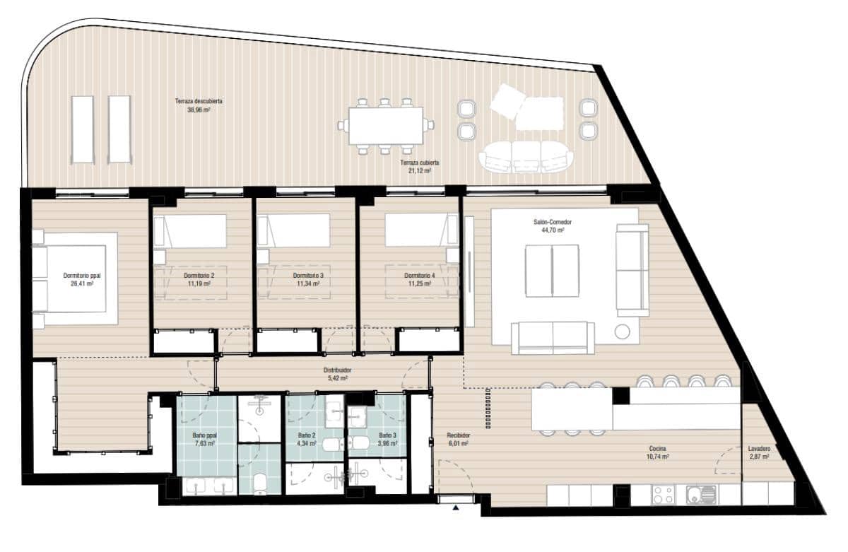 2 quarto Apartamento para venda em Marbella - 707 000 € (Ref: 9706551)