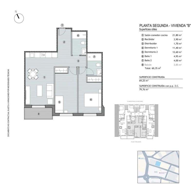 2 bedroom Apartment for sale in Puerto de Mazarron - € 215,000 (Ref: 9706744)