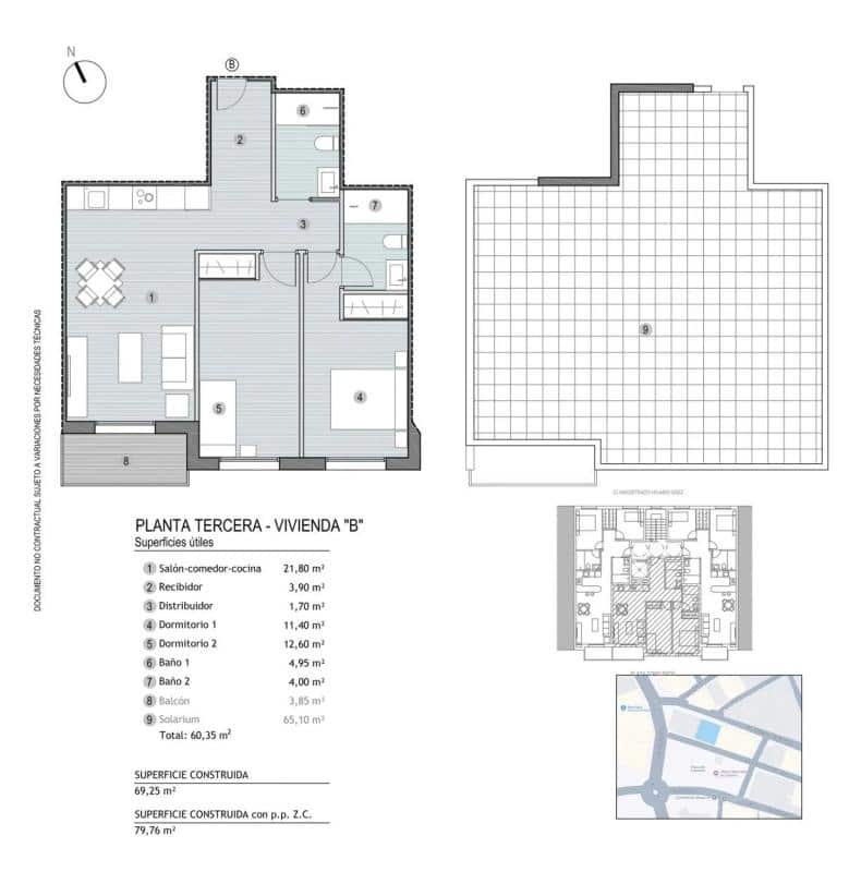 2 soveværelse Lejlighed til salg i Puerto de Mazarron - € 179.900 (Ref: 9706745)
