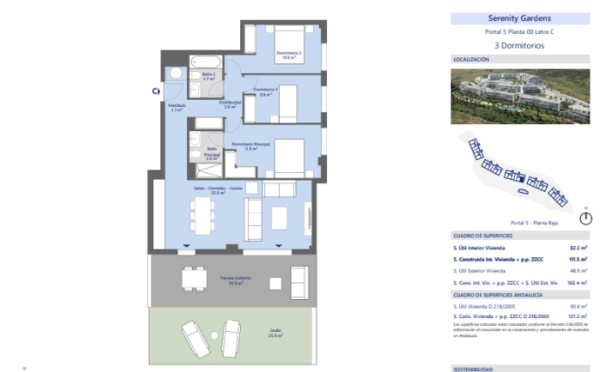 Apartamento de 3 habitaciones en Estepona en venta - 435.000 € (Ref: 9706907)