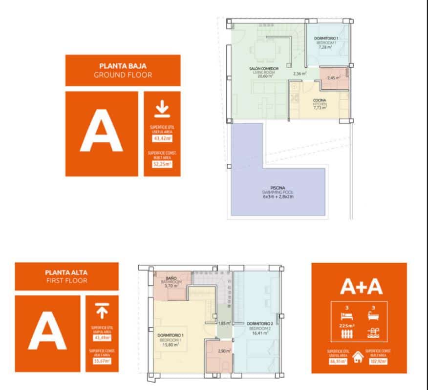 3 bedroom Townhouse for sale in Gran Alacant - € 435,000 (Ref: 9706985)
