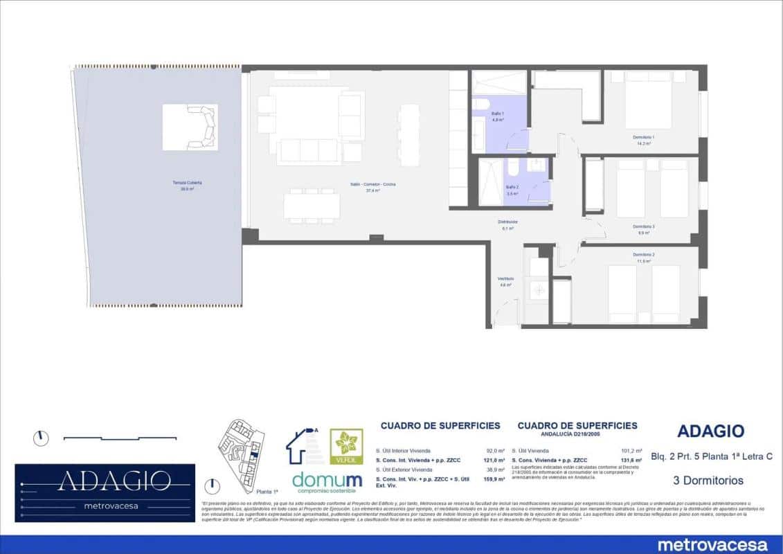 3 chambre Appartement à vendre à Estepona - 742 000 € (Ref: 9707171)