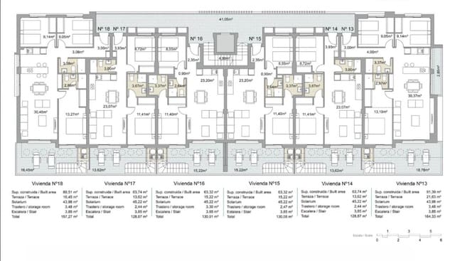 3 soveværelse Lejlighed til salg i Pilar de la Horadada ciudad, Pilar de la Horadada - € 309.000 (Ref: 9709309)