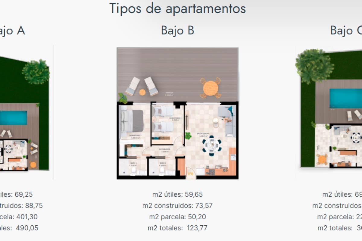 Apartamento de 2 habitaciones en Finestrat en venta - 345.000 € (Ref: 9709421)