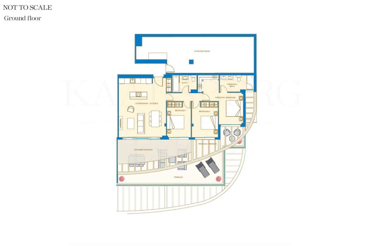 Apartamento de 3 habitaciones en La Cala de Mijas en venta con garaje - 1.200.000 € (Ref: 9719204)