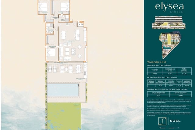 2 makuuhuone Huoneisto myytävänä paikassa Las Lagunas de Mijas, Mijas - 800 700 € (Ref: 9719230)
