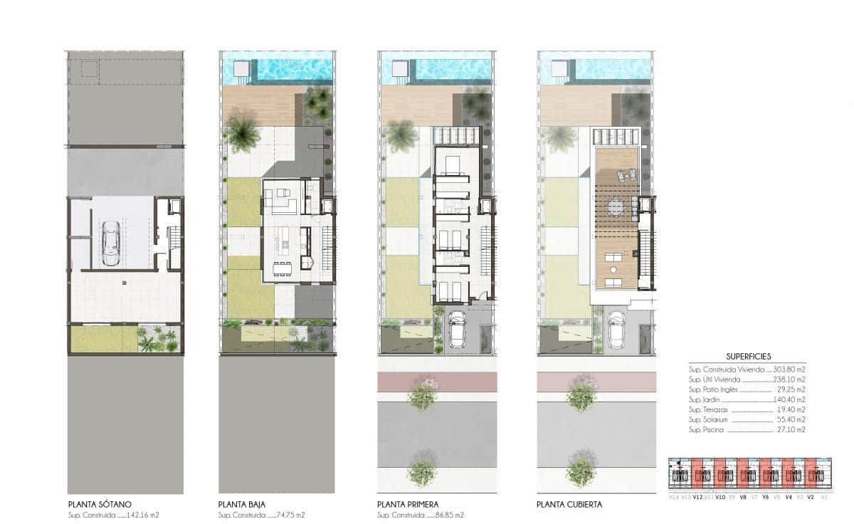 3 sypialnia Dom na sprzedaż w Monforte del Cid - 895 000 € (Ref: 9729720)
