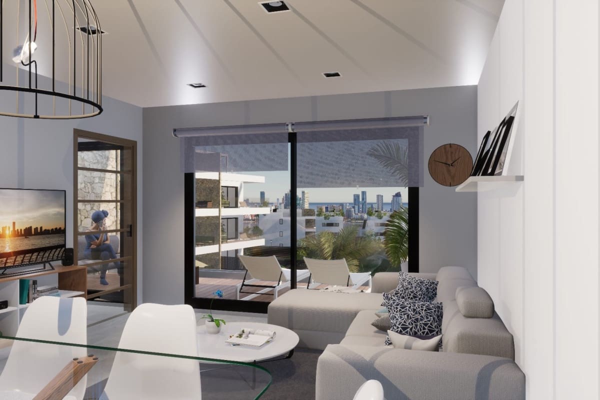 2 chambre Appartement à vendre à Finestrat - 390 000 € (Ref: 9782850)