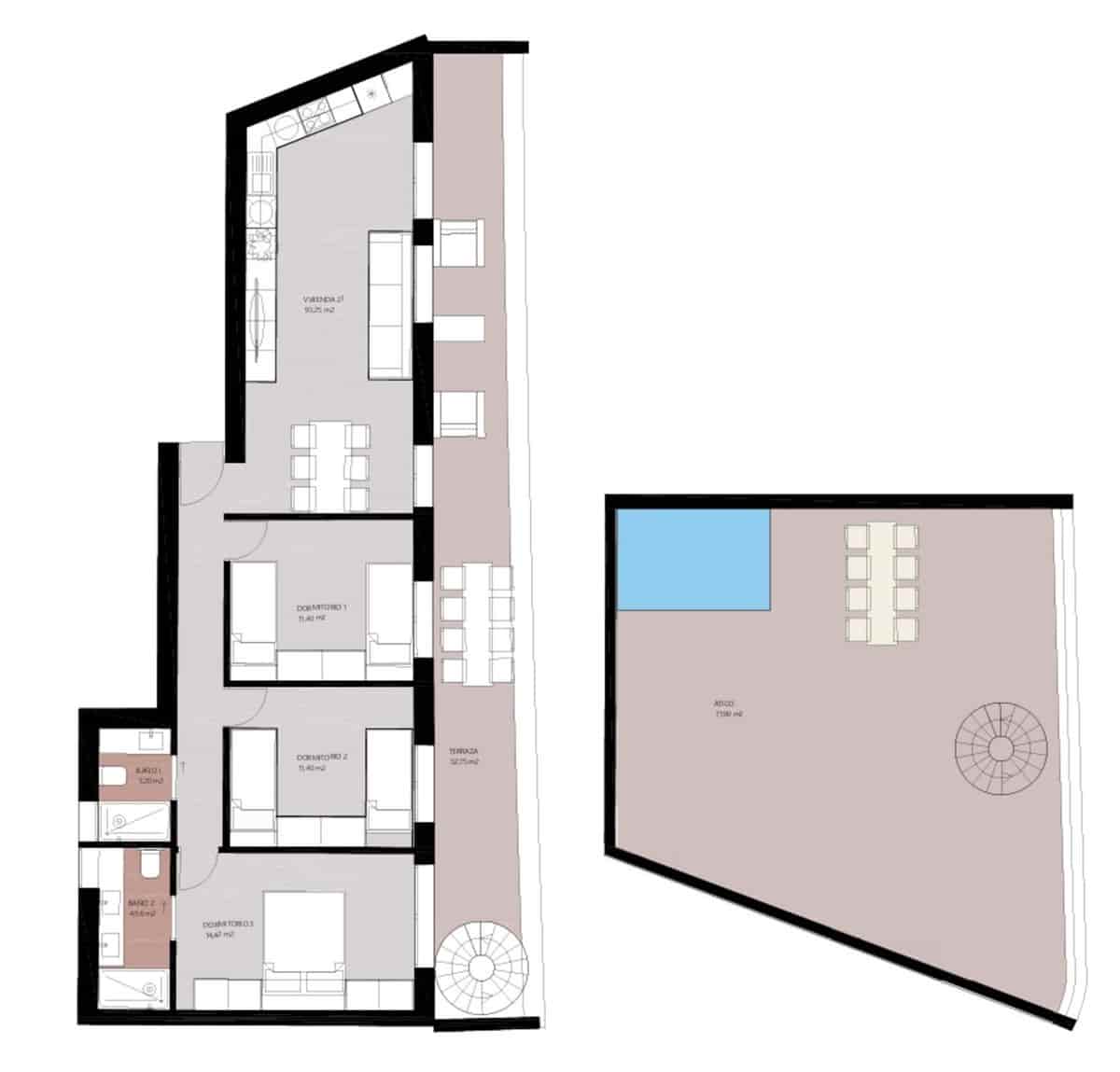 3 chambre Penthouse à vendre à Estepona avec garage - 649 000 € (Ref: 9783932)