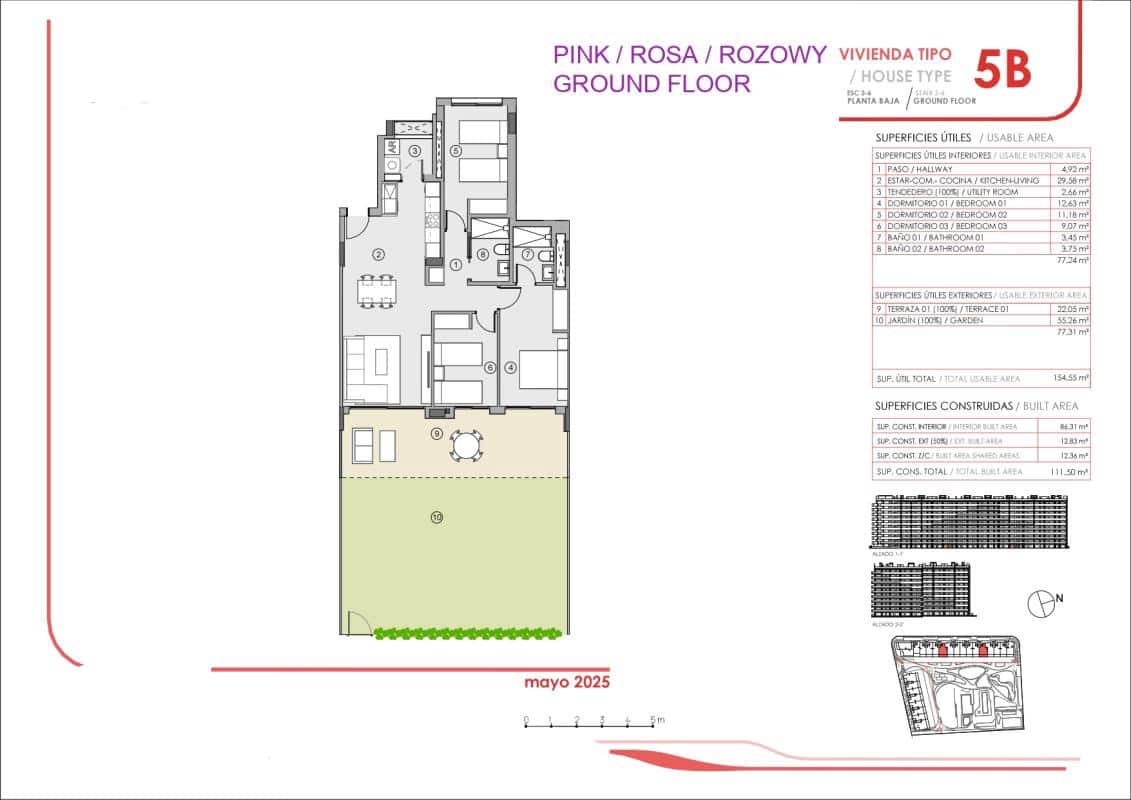 3 Zimmer Apartment zu verkaufen in Torrevieja - 404.000 € (Ref: 9783933)