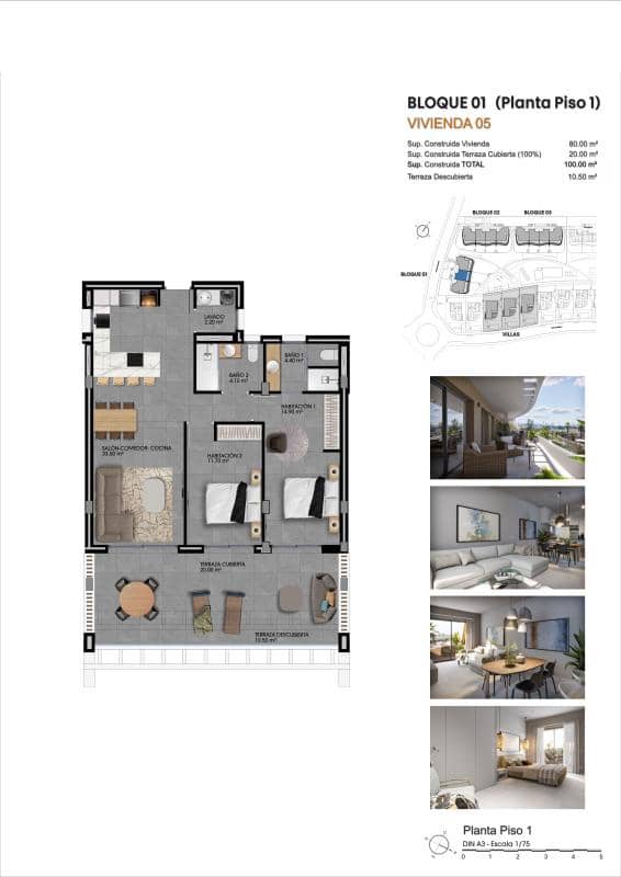 2 slaapkamer Appartement te koop in Finestrat - € 410.000 (Ref: 9783939)