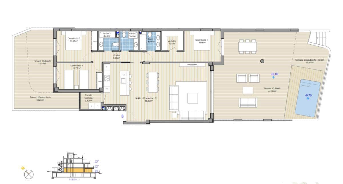 3 camera da letto Appartamento in vendita in Marbella - 1.350.000 € (Rif: 9783954)