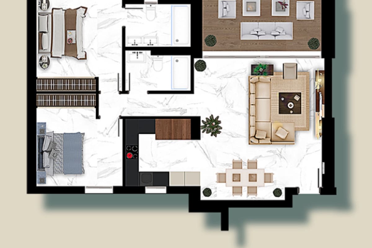 4 camera da letto Appartamento in vendita in Marbella - 1.440.000 € (Rif: 9784014)