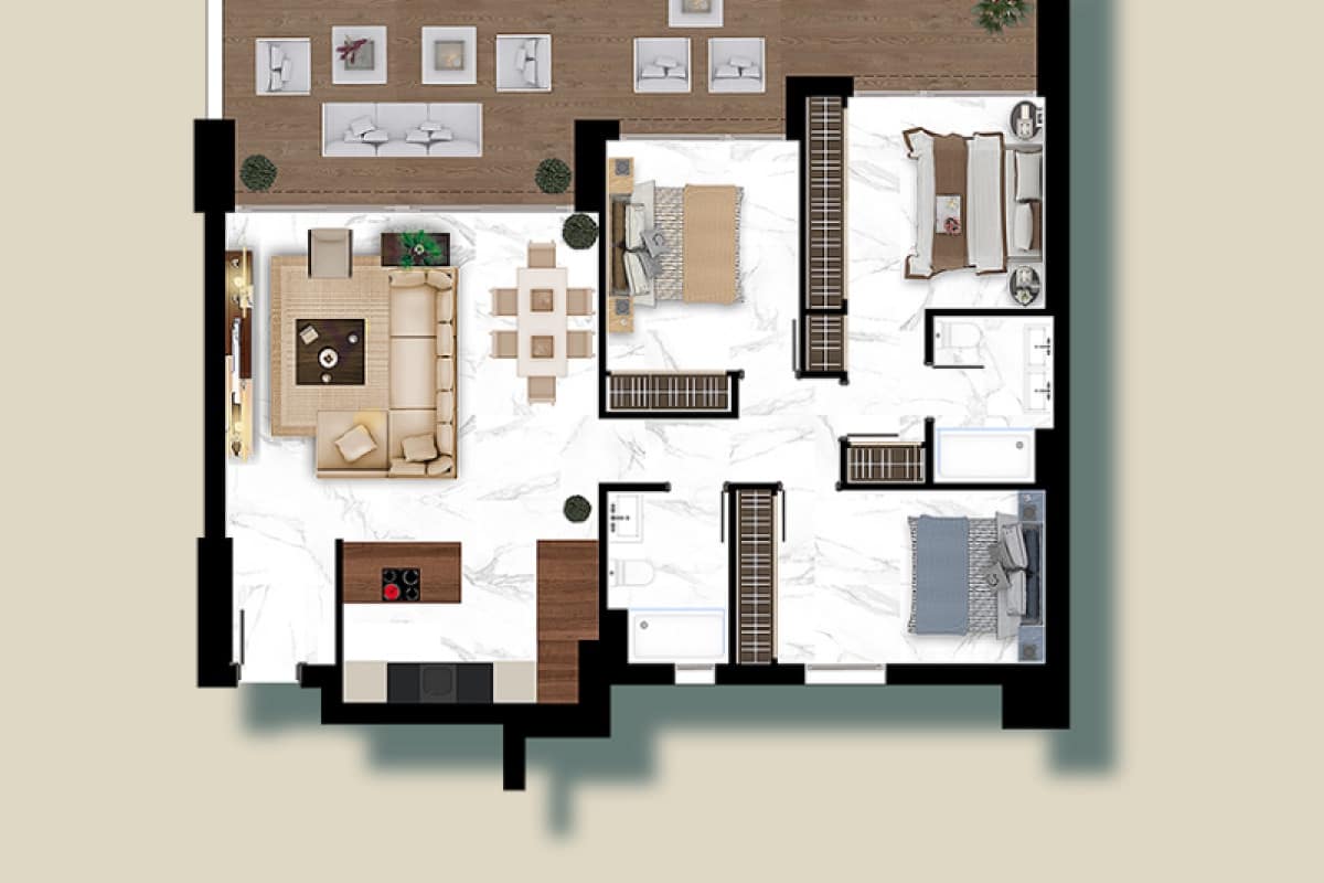 4 camera da letto Appartamento in vendita in Marbella - 1.440.000 € (Rif: 9784014)