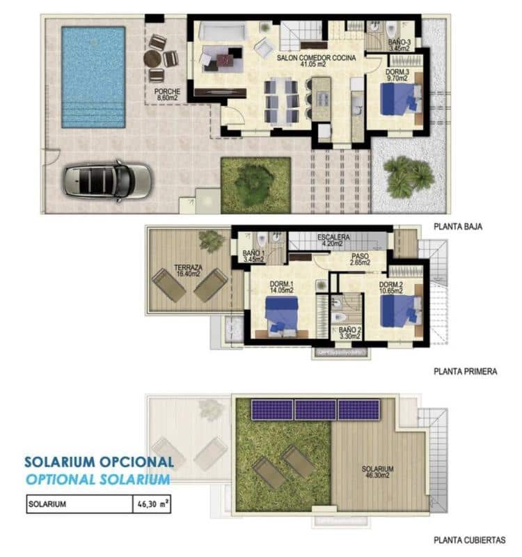 3 chambre Villa/Maison à vendre à Orihuela avec piscine - 465 000 € (Ref: 9795963)