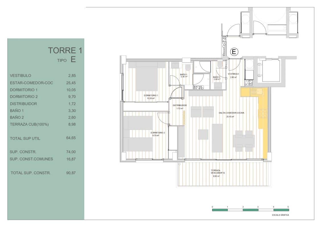 2 camera da letto Appartamento in vendita in Guardamar del Segura - 445.000 € (Rif: 9800922)