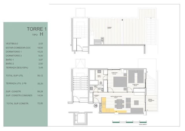 2 camera da letto Appartamento in vendita in Guardamar Playa, Guardamar del Segura - 445.000 € (Rif: 9800922)
