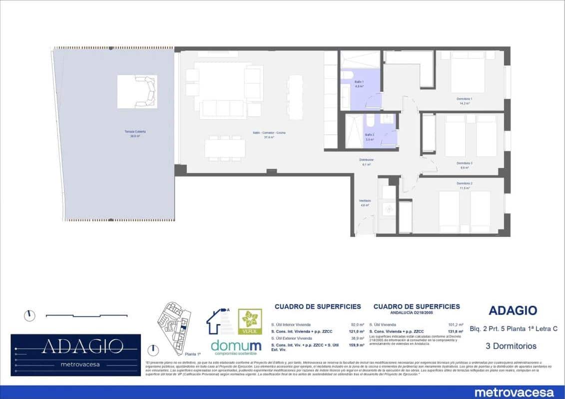 3 soveværelse Lejlighed til salg i Estepona - € 567.000 (Ref: 9800928)
