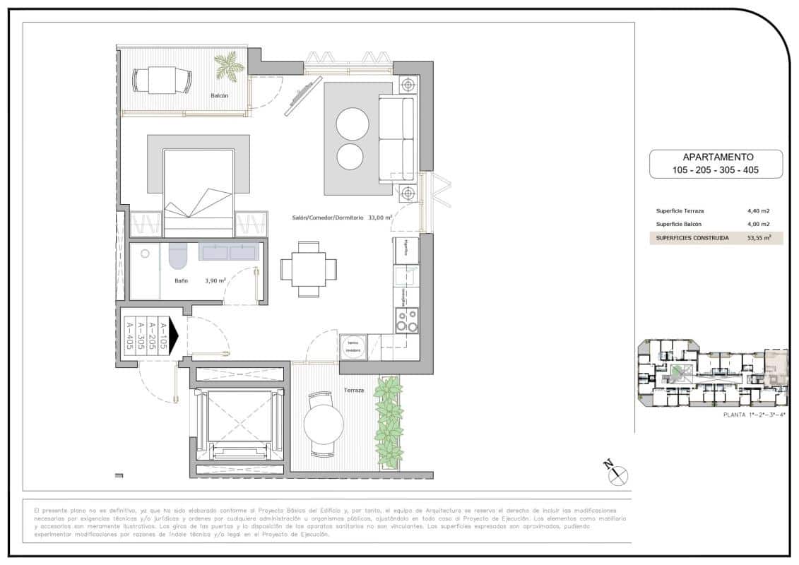 1 Zimmer Apartment zu verkaufen in Lo Pagan - 149.900 € (Ref: 9815302)