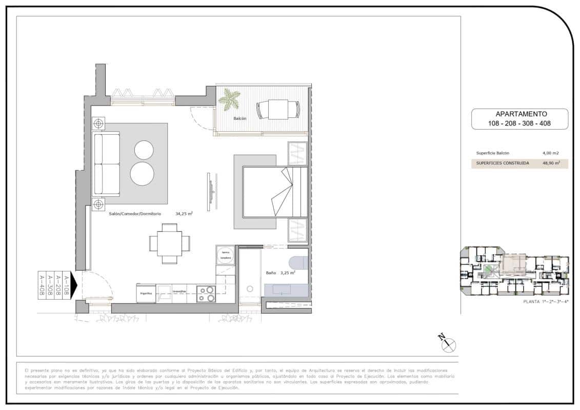 2 quarto Apartamento para venda em Lo Pagan - 231 900 € (Ref: 9815303)
