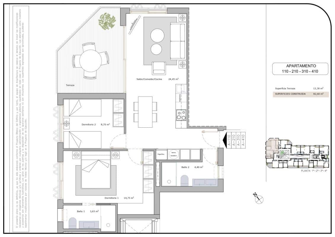 1 sypialnia Apartament na sprzedaż w Lo Pagan - 151 900 € (Ref: 9815305)