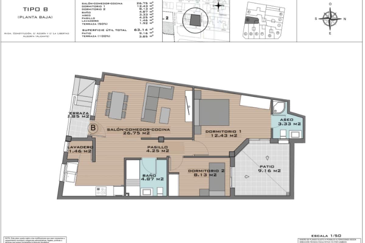 3 soverom Leilighet til salgs i Algorfa - € 208 266 (Ref: 9816721)