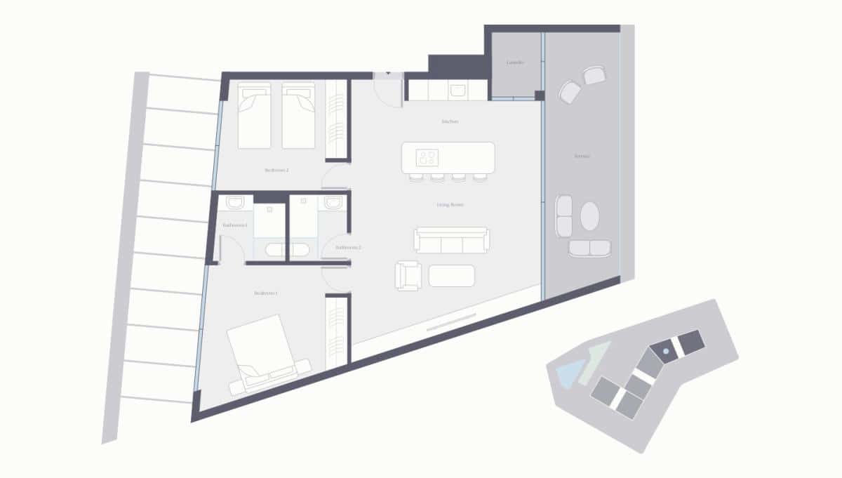2 chambre Appartement à vendre à Estepona - 849 000 € (Ref: 9824334)